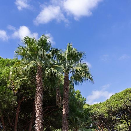 Aparthotel Las Palmeras Castelldefels Bagian luar foto